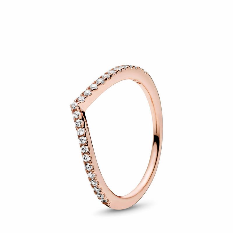 Pandora Sparkling Wishbone Stackable Ring Egypt HG6024935